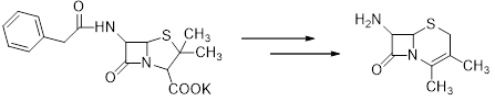7-氨基-3-去乙酰氧基头孢烷酸 （7-ADCA）(图2)